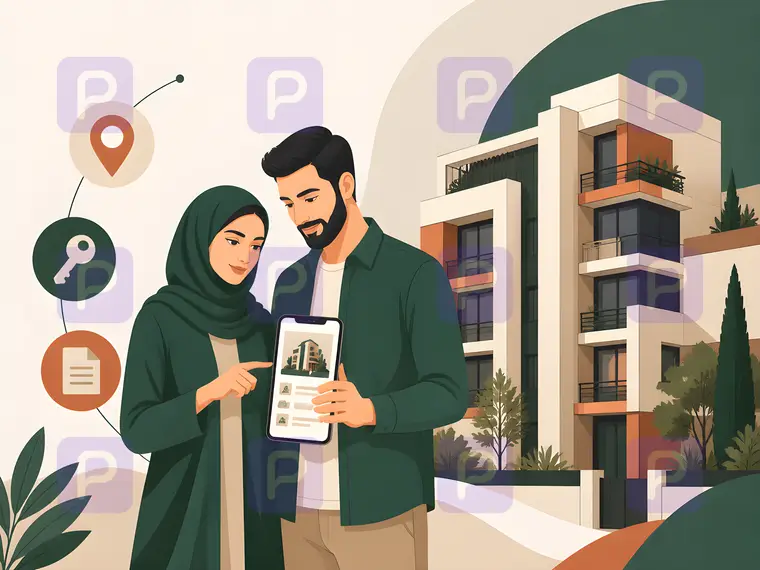 زوج ایرانی کنار ساختمان مدرن