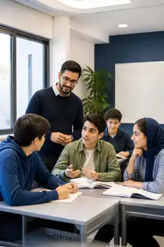 کلاس زبان پویا و صمیمی