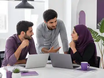 جلسه همفکری تیم استارتاپی