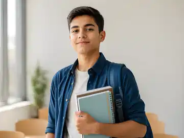 دانش‌آموز بااعتمادبه‌نفس در کلاس