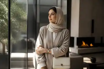استایل شیک زنانه در فضای مدرن