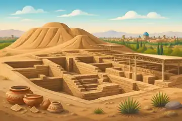بازسازی باستانی تپه سیلک