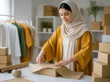 آماده‌سازی سفارش‌های فروشگاه آنلاین