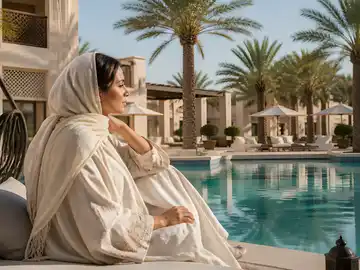 آرامش کنار استخر لوکس