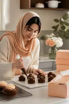 پخت شیرینی در خانه