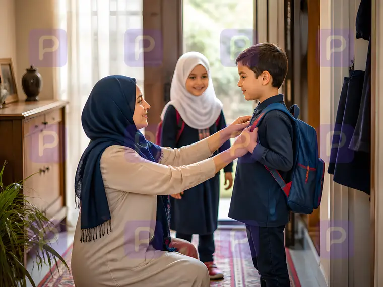 آمادهسازی صبح مدرسه