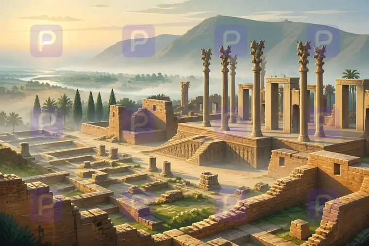 بازسازی کاخ آپادانا در شوش