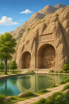 طاقهای سنگی باستانی کرمانشاه