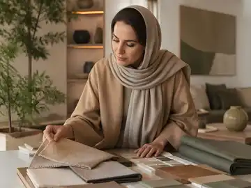 بررسی متریال در فضای مدرن