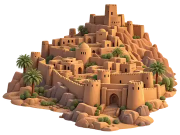 مینیاتور سهبعدی ارگ بم
