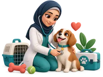معاینه دامپزشک مهربان