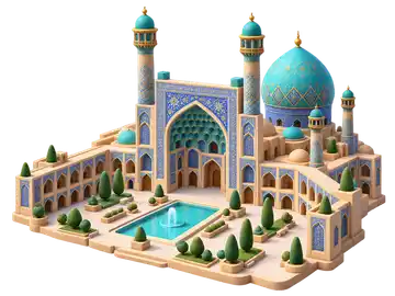 مینیاتور سهبعدی مسجد امام