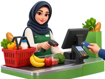 صندوقدار فروشگاه ایرانی