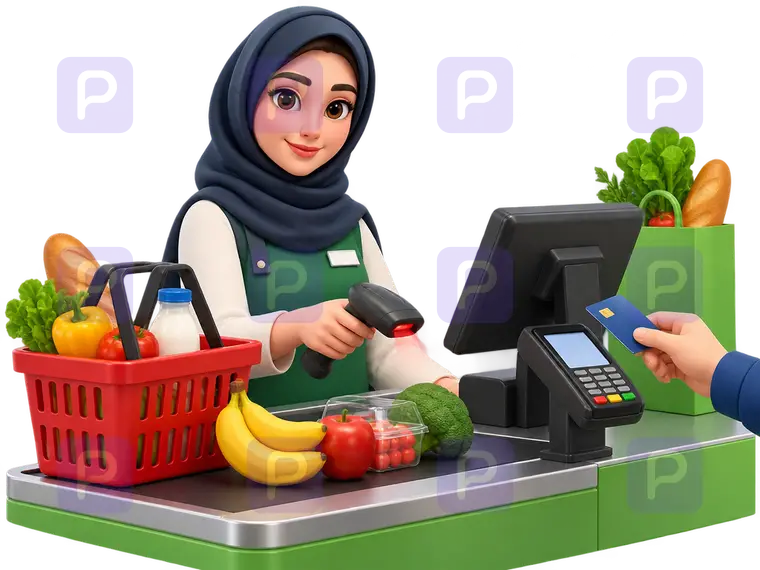 صندوقدار فروشگاه ایرانی
