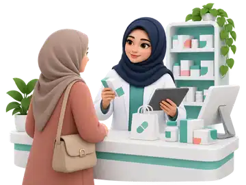 داروساز ایرانی مشاوره مشتری