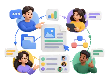 همکاری تیمی در فضای دیجیتال