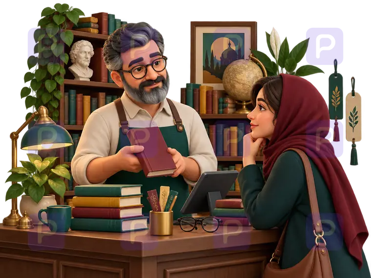 مشاوره کتابفروشی صمیمی
