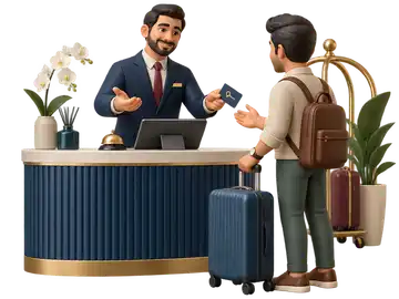 پذیرش هتل با استقبال گرم