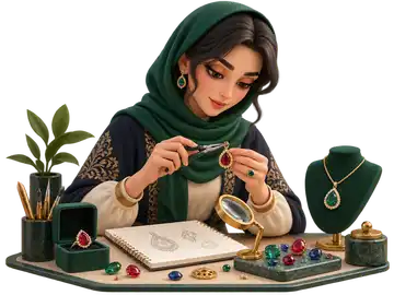 طراح زیورآلات ایرانی