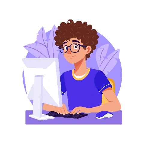 برنامهنویس پشت میز کار